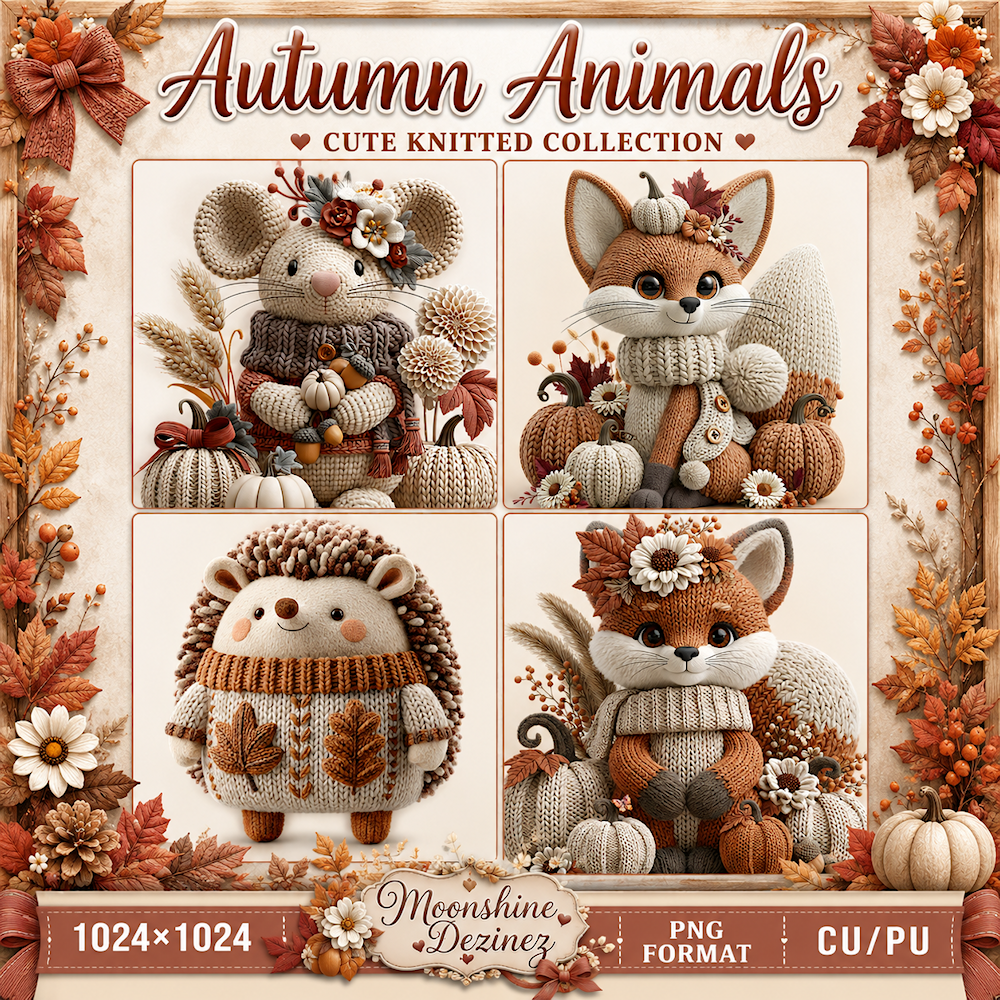 (image for) MD-Ai CU Autumn Animals Pack 03